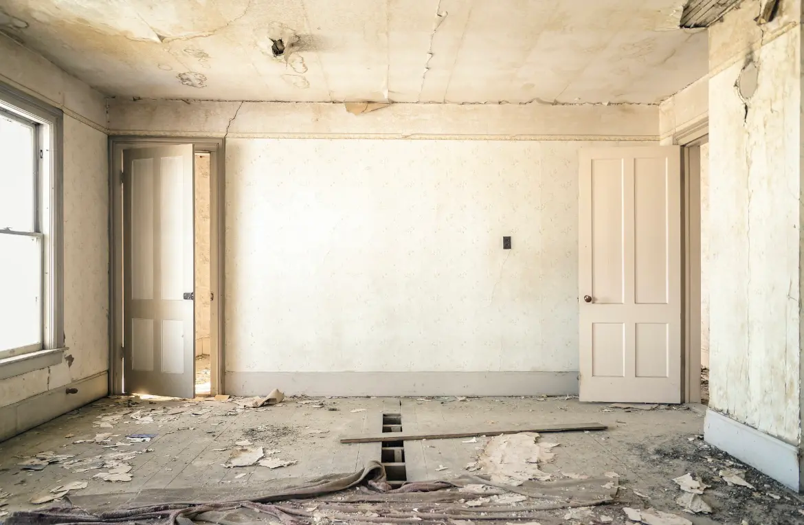 Waste disposal crew managing a cleanout project in Irondale