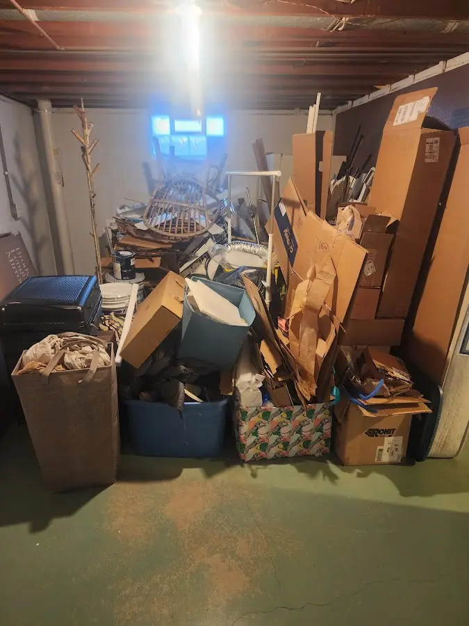 Roll-off dumpster container at job site for Concrete Dumpster Rental in Irondale